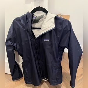 Navy Patagonia Rain Jacket